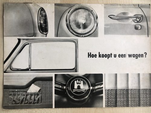 Folder - Volkswagen 1500 - jaren 60